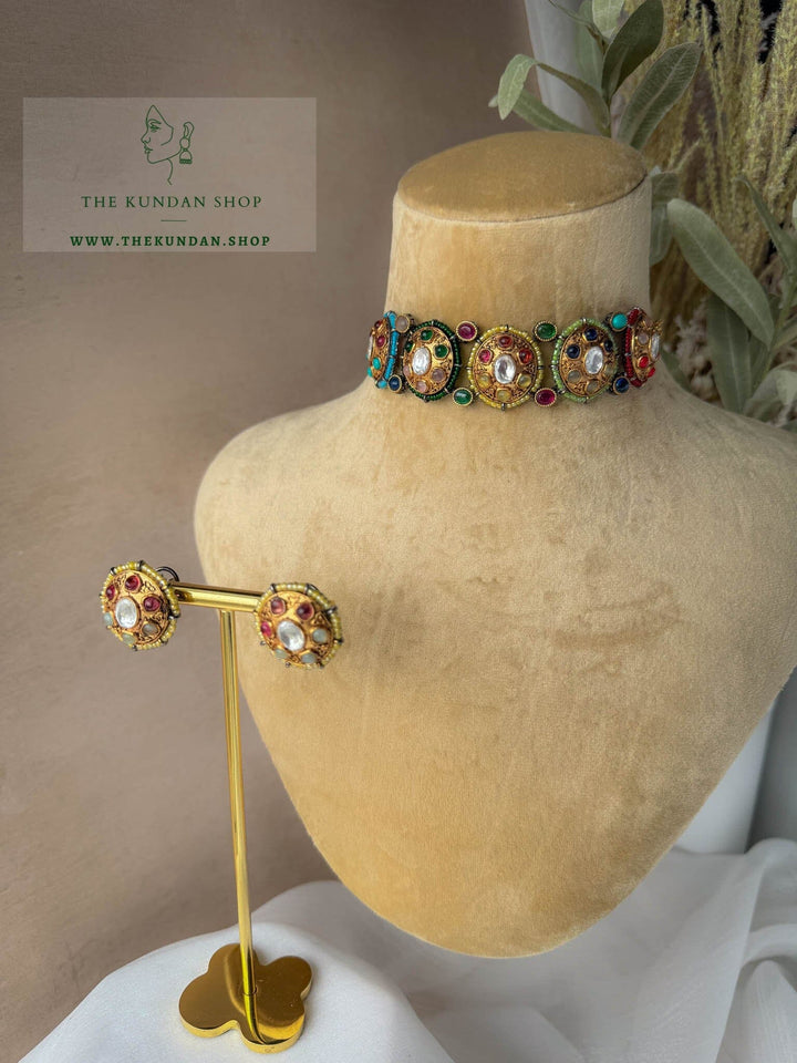 Examined in Green Necklace Sets THE KUNDAN SHOP 