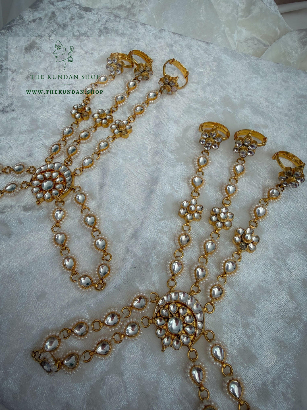 Make It Yours // Bridal Haathphool Ring THE KUNDAN SHOP 