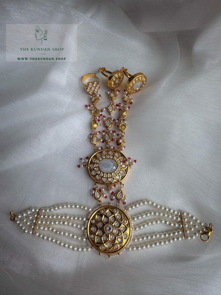 Lahore Kundan // Bridal Haathphool (Single Piece) Ring THE KUNDAN SHOP 