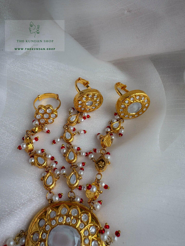 Lahore Kundan // Bridal Haathphool (Single Piece) Ring THE KUNDAN SHOP 