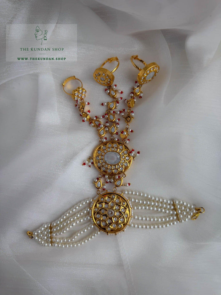 Lahore Kundan // Bridal Haathphool (Single Piece) Ring THE KUNDAN SHOP 