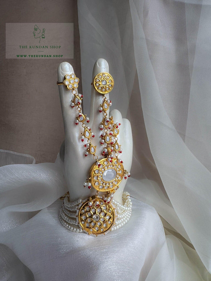 Lahore Kundan // Bridal Haathphool (Single Piece) Ring THE KUNDAN SHOP 