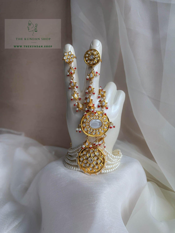 Lahore Kundan // Bridal Haathphool (Single Piece) Ring THE KUNDAN SHOP 