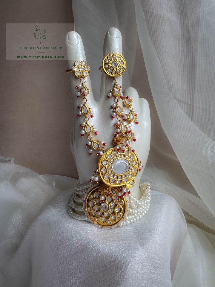 Lahore Kundan // Bridal Haathphool (Single Piece) Ring THE KUNDAN SHOP 