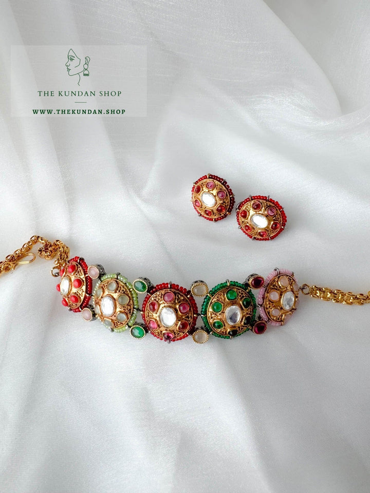 Examined in Red Necklace Sets THE KUNDAN SHOP 
