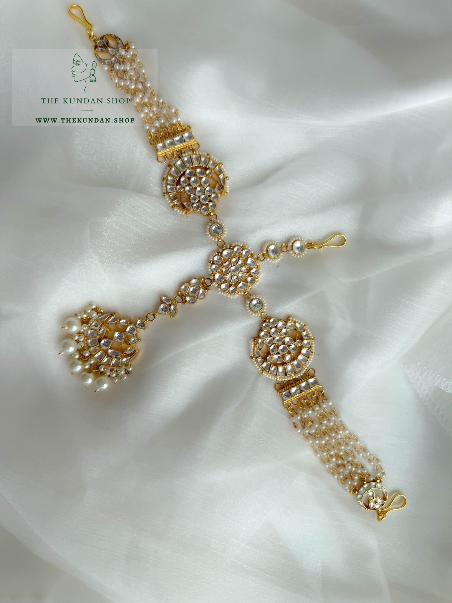 New Money in Kundan - Headband Mathapathi THE KUNDAN SHOP 