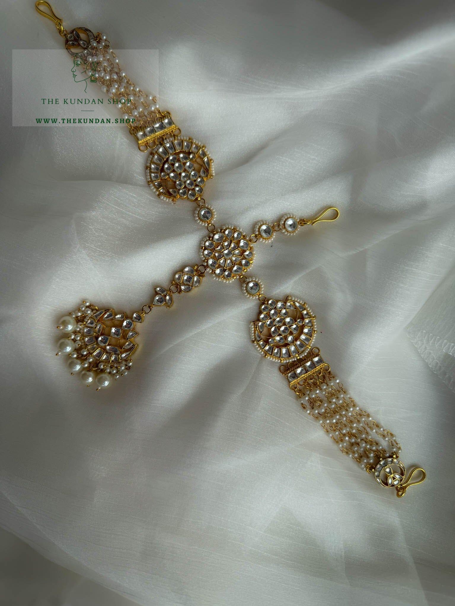 New Money in Kundan - Headband Mathapathi THE KUNDAN SHOP 