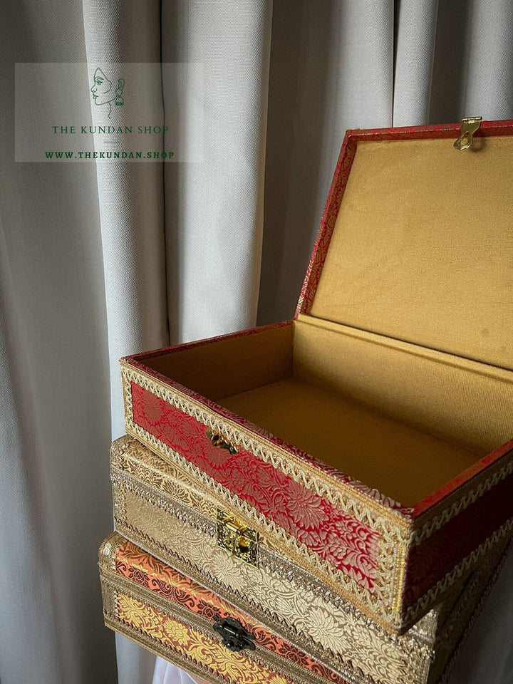 Banarsi Jewelry Chest - 2 sizes Storage THE KUNDAN SHOP 