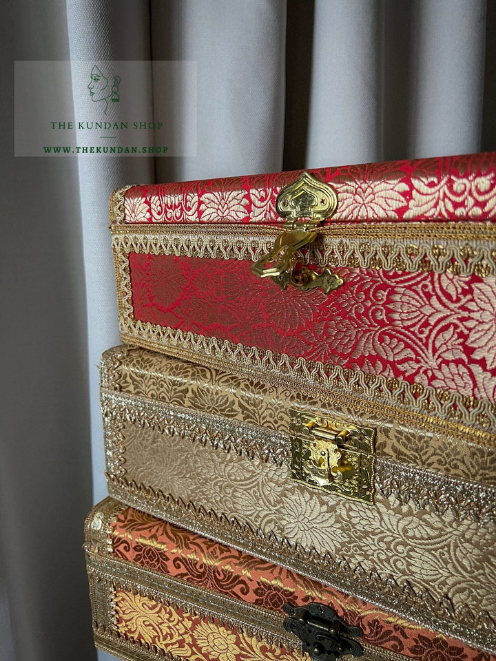 Banarsi Jewelry Chest - 2 sizes Storage THE KUNDAN SHOP 