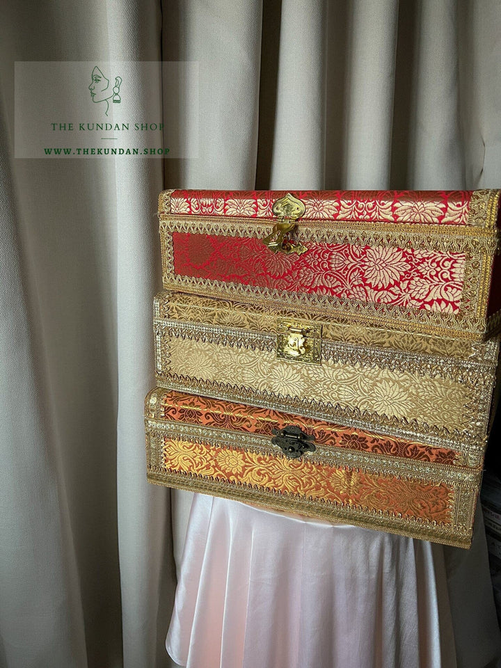 Banarsi Jewelry Chest - 2 sizes Storage THE KUNDAN SHOP 