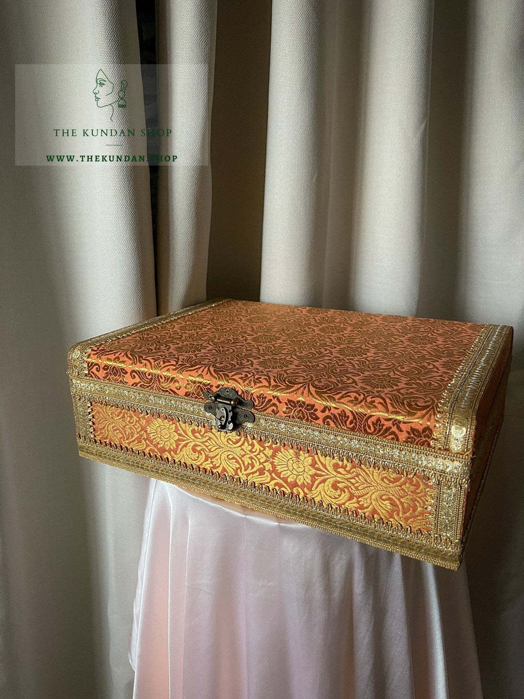 Banarsi Jewelry Chest - 2 sizes Storage THE KUNDAN SHOP 