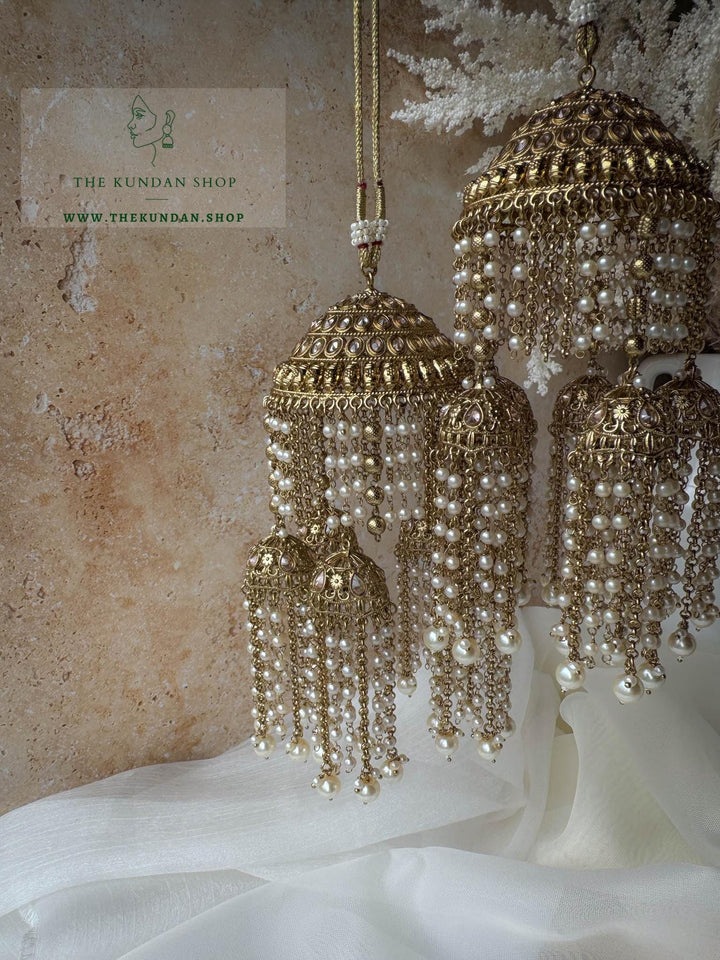 Jhumki Layers in Champagne 2.0 // Kaleeray Kaleeray THE KUNDAN SHOP 