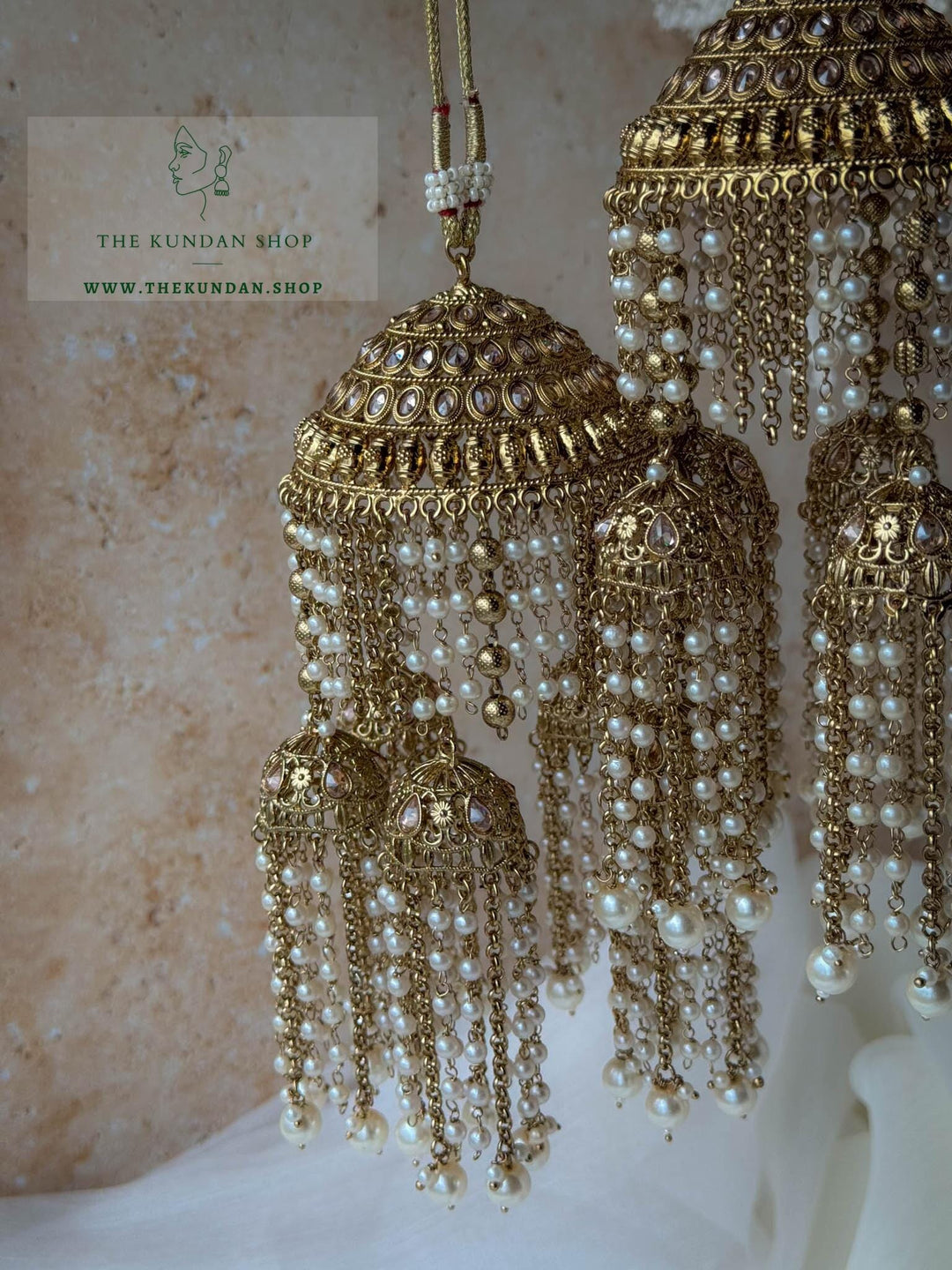 Jhumki Layers in Champagne 2.0 // Kaleeray Kaleeray THE KUNDAN SHOP 