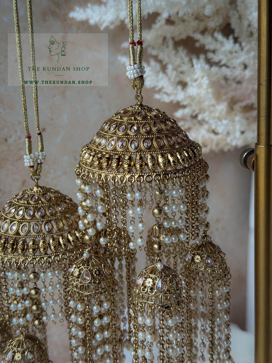 Jhumki Layers in Champagne 2.0 // Kaleeray Kaleeray THE KUNDAN SHOP 