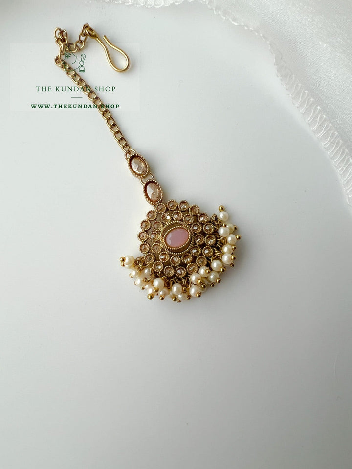 Caring Polki in Light Pink Necklace Sets THE KUNDAN SHOP 