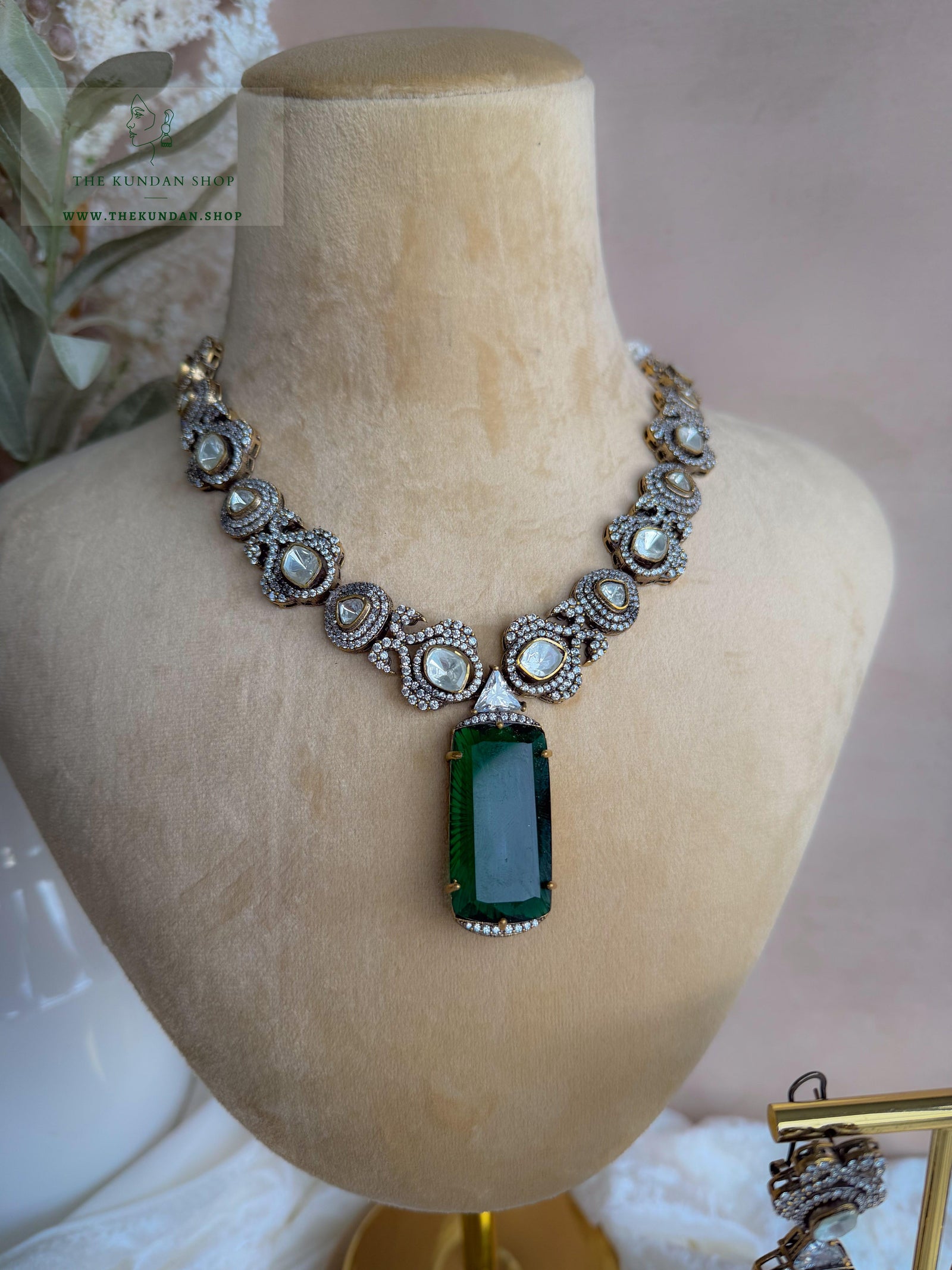 Elongated Drop & Moorni Necklace Sets THE KUNDAN SHOP 