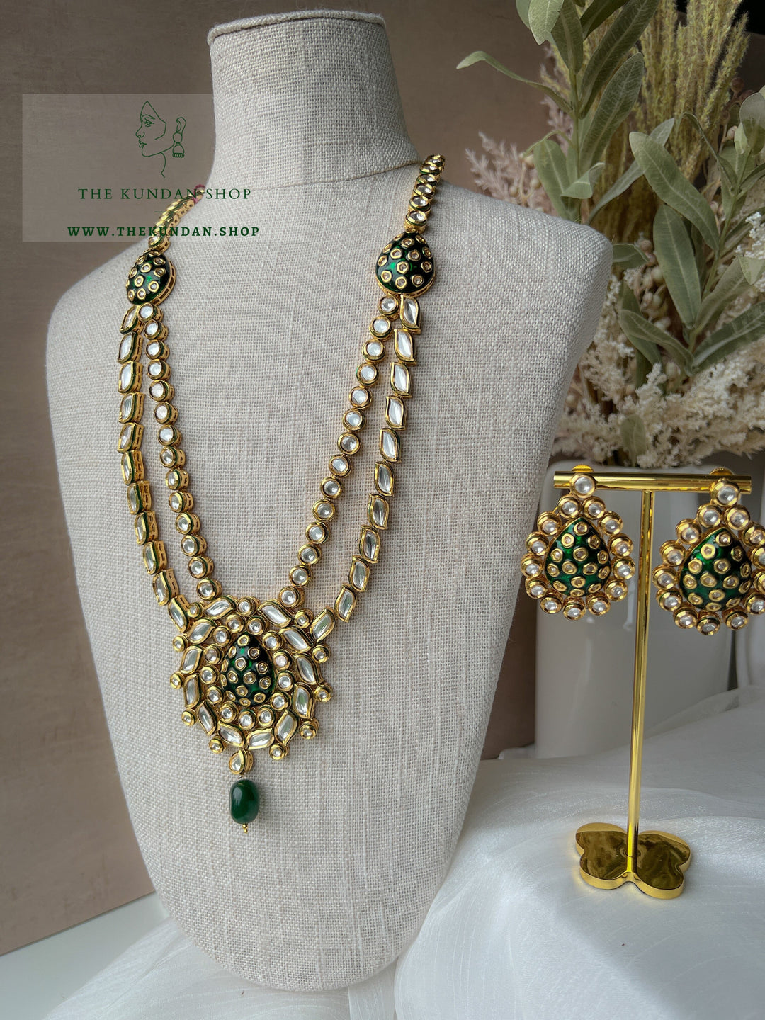 Angelic Greens in Kundan Necklace Sets THE KUNDAN SHOP 