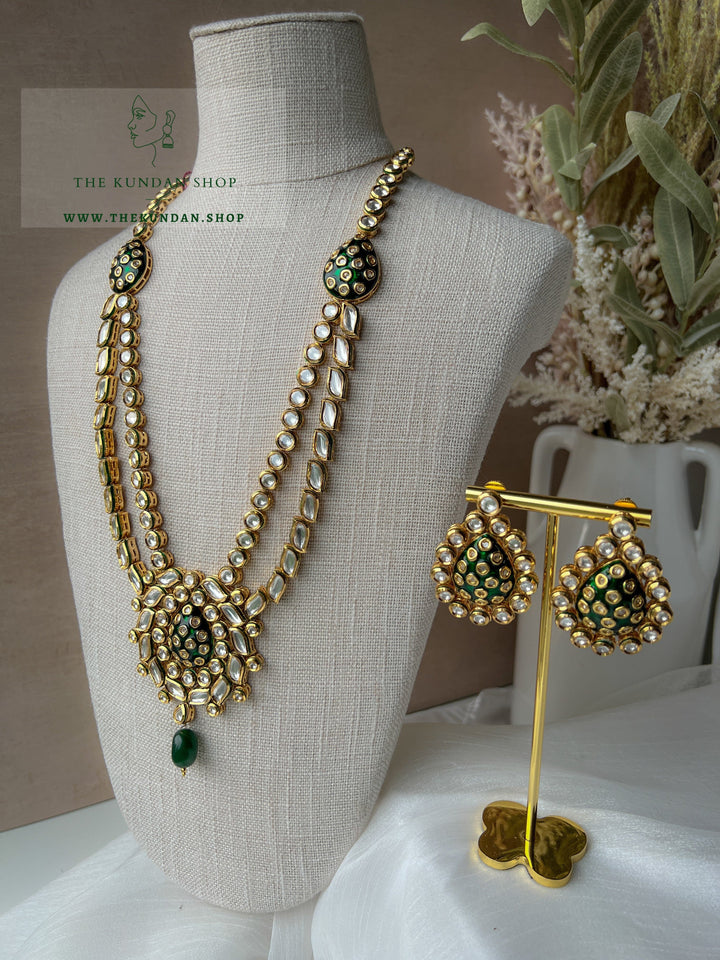 Angelic Greens in Kundan Necklace Sets THE KUNDAN SHOP 