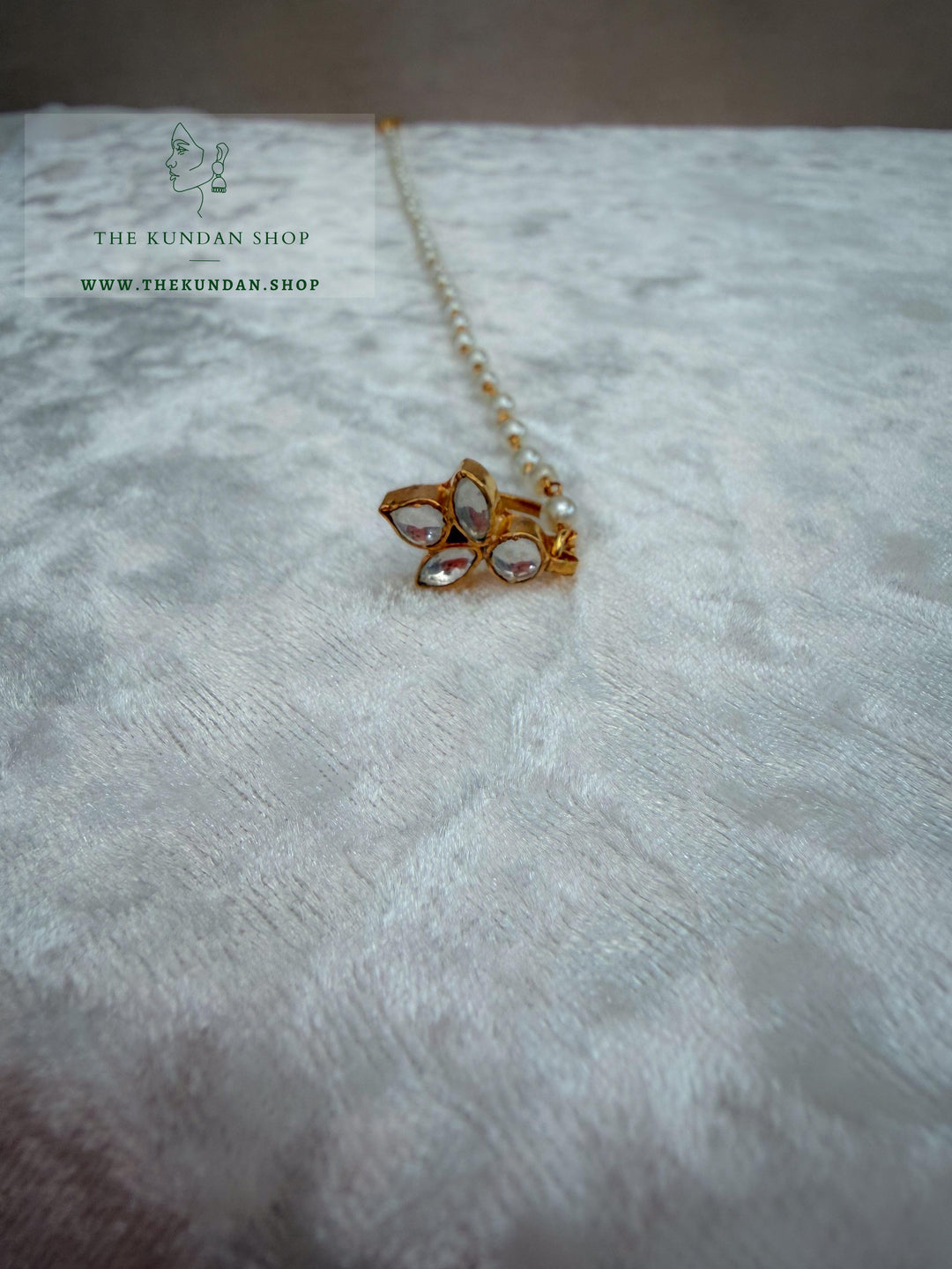 Lotus Nose Pin &amp; Sahara Naath THE KUNDAN SHOP 