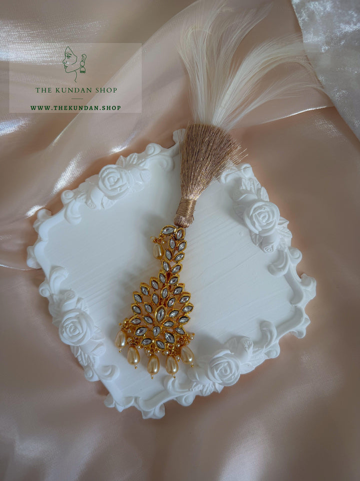 Marquee Beige Kalgi Kalgi THE KUNDAN SHOP 