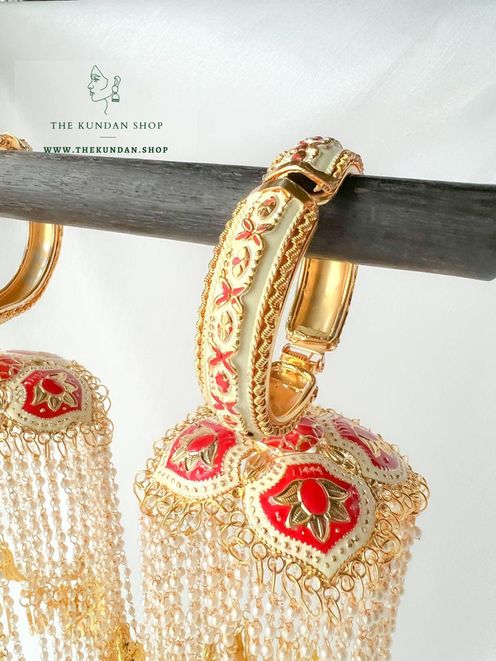 Meenakari Clover Kaleera Kaleeray THE KUNDAN SHOP 