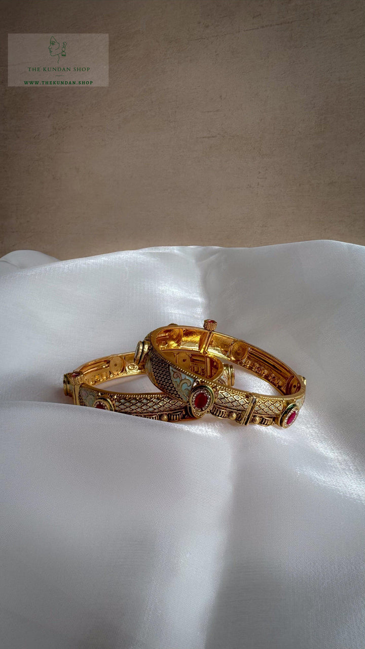 Blossom Enamel // Kangan Bangles THE KUNDAN SHOP 