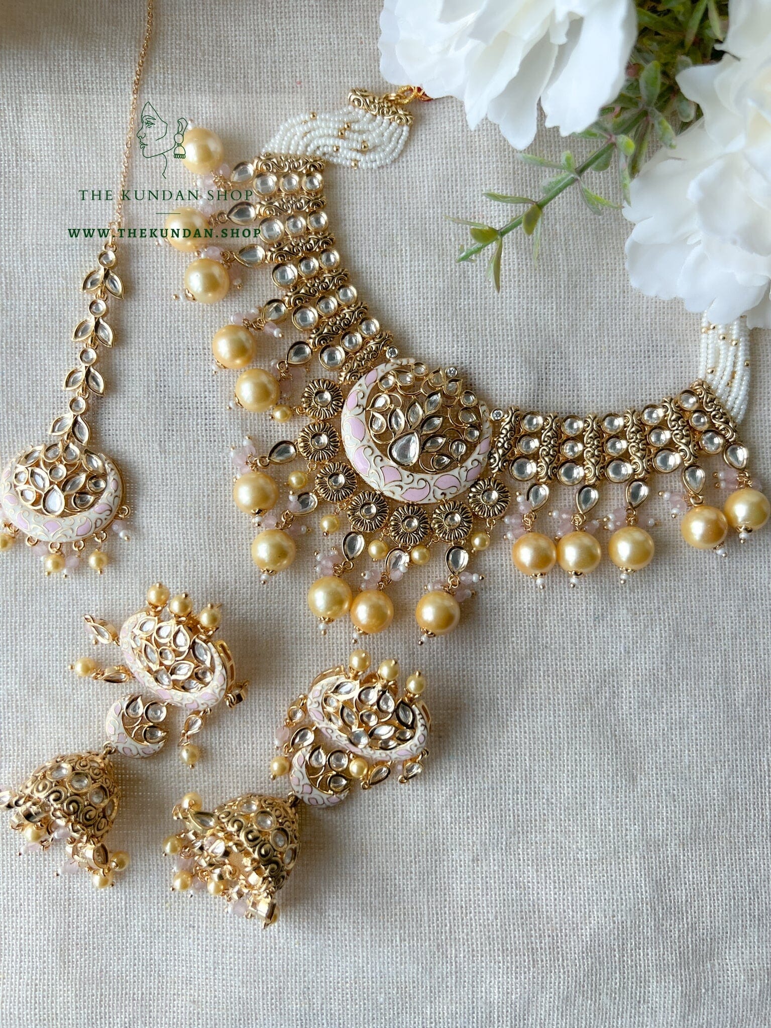 Prominent in Pink Necklace Sets THE KUNDAN SHOP 