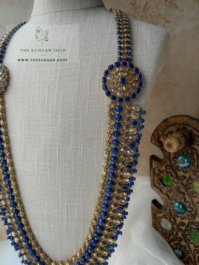 My Story in Midnight Blue Necklace Sets THE KUNDAN SHOP 