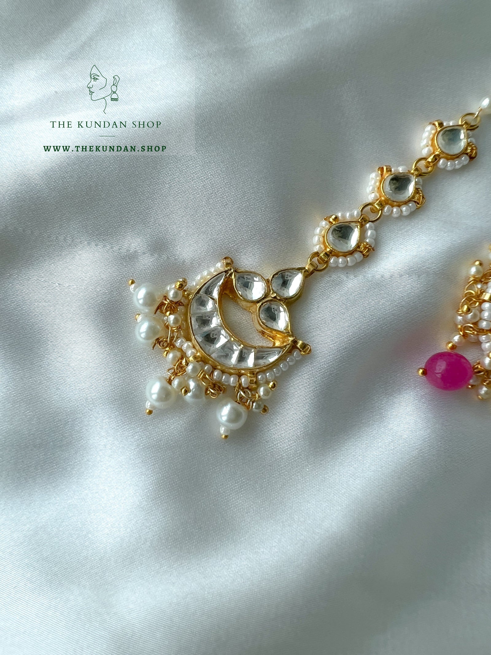 Mini Chaand Tikka Maangtikka THE KUNDAN SHOP Clear 