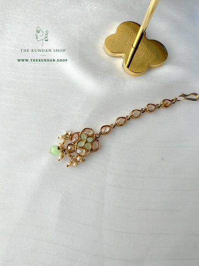 Rescued Floral in Mint Necklace Sets THE KUNDAN SHOP 