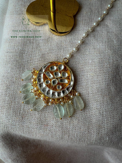 New Day in Mint & Kundan Necklace Sets THE KUNDAN SHOP 