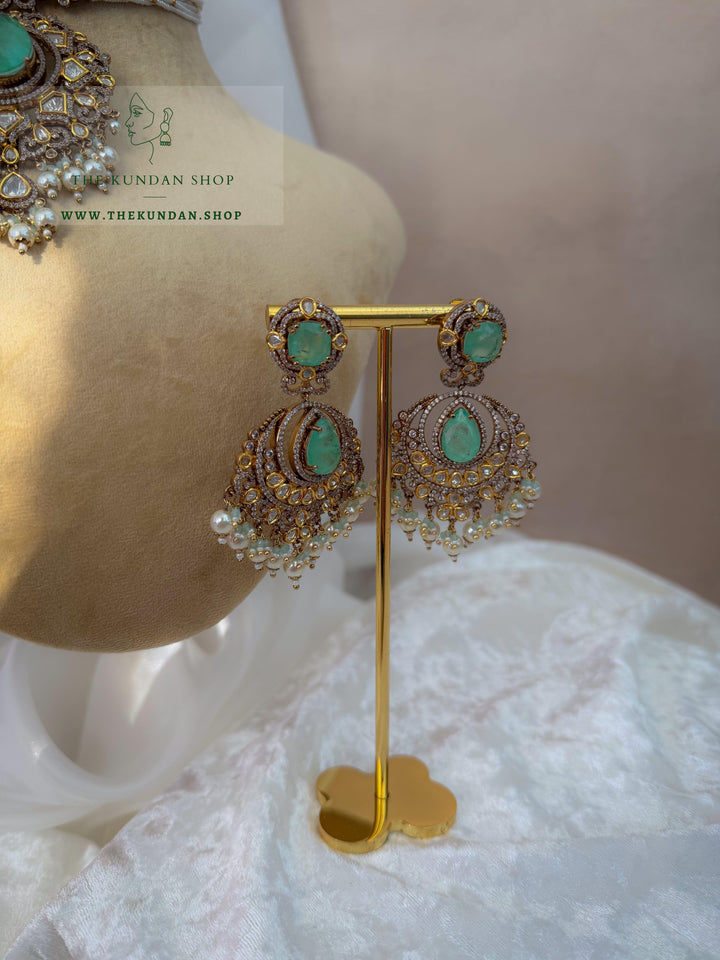 Quiet Drama // Mint Necklace Sets THE KUNDAN SHOP 