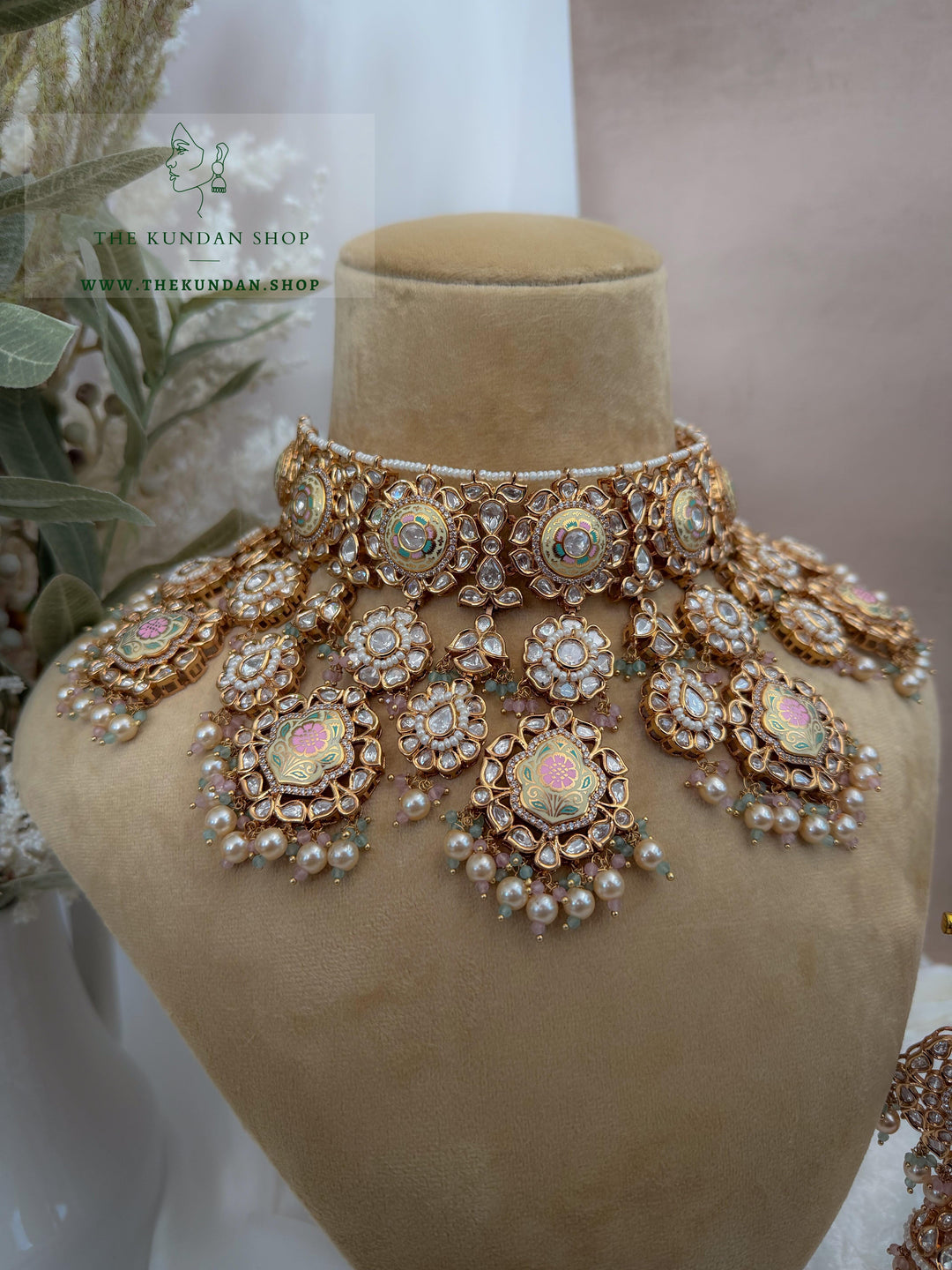 Dreams in Pastels // Meenakari Necklace Sets THE KUNDAN SHOP 