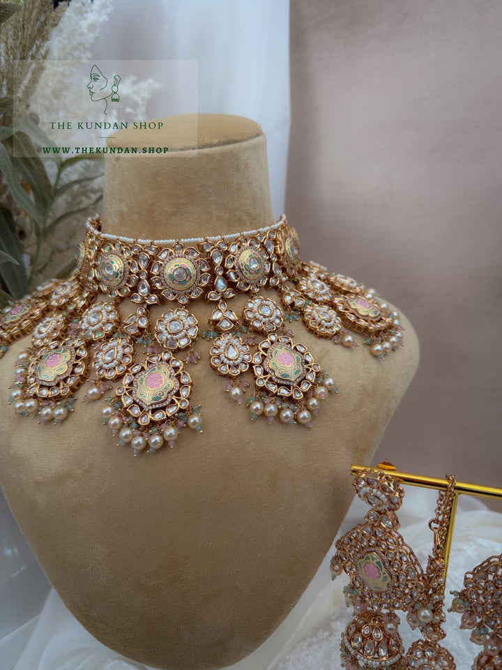 Dreams in Pastels // Meenakari Necklace Sets THE KUNDAN SHOP 