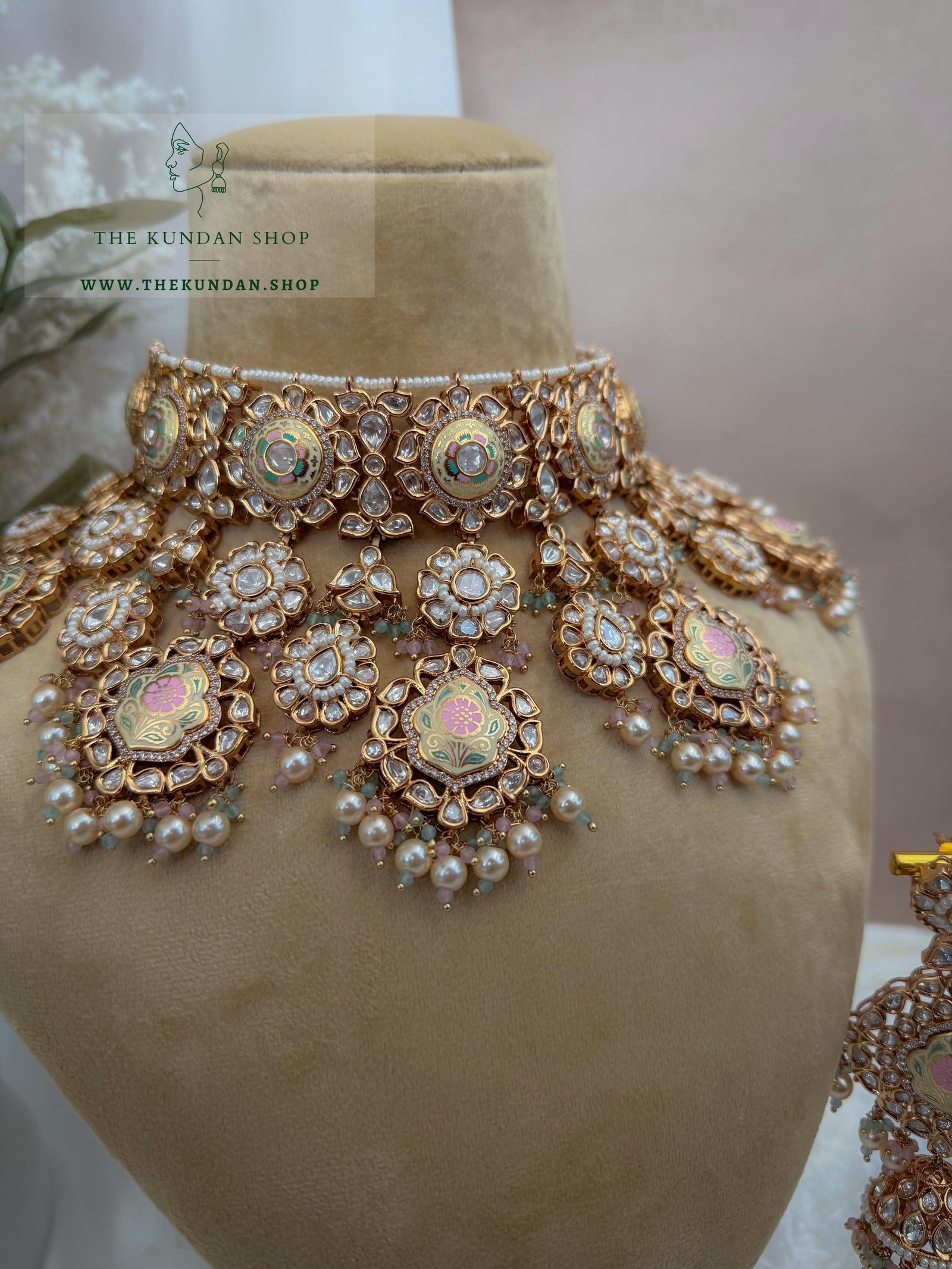 Dreams in Pastels // Meenakari Necklace Sets THE KUNDAN SHOP 