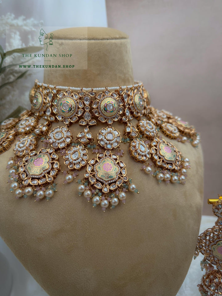 Dreams in Pastels // Meenakari Necklace Sets THE KUNDAN SHOP 