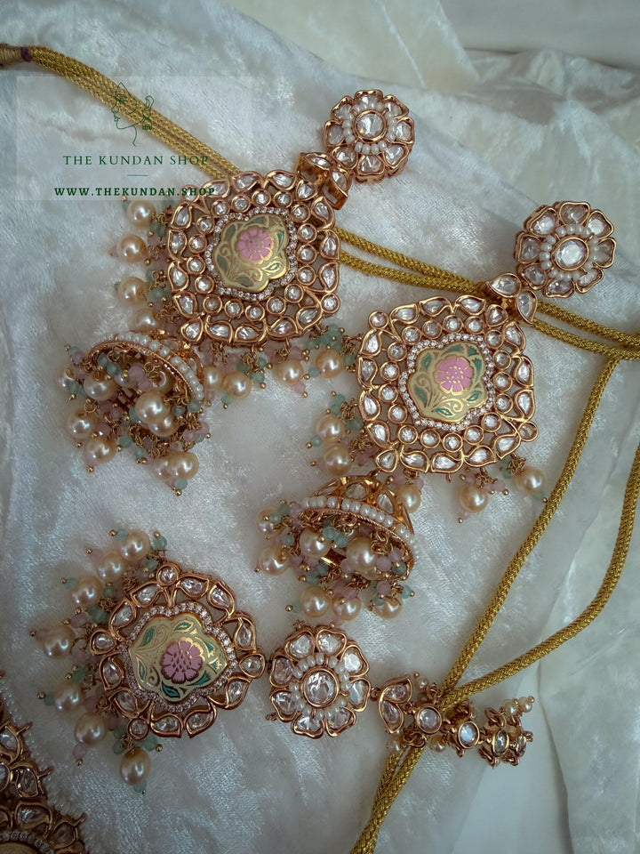 Dreams in Pastels // Meenakari Necklace Sets THE KUNDAN SHOP 