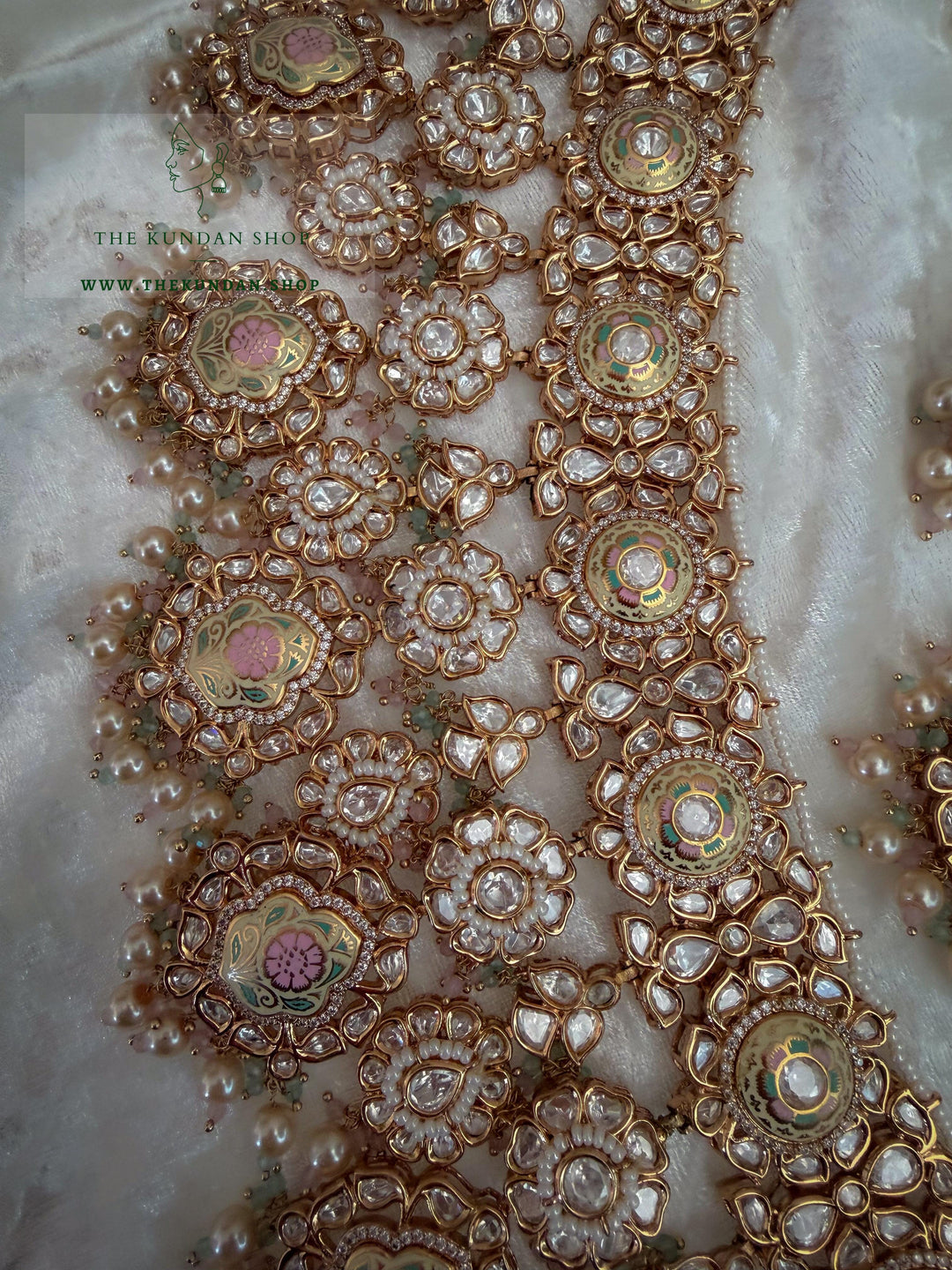 Dreams in Pastels // Meenakari Necklace Sets THE KUNDAN SHOP 