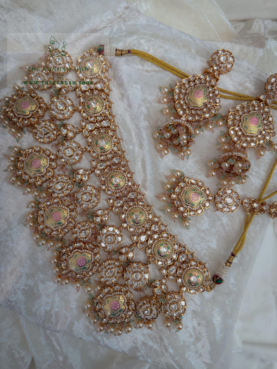 Dreams in Pastels // Meenakari Necklace Sets THE KUNDAN SHOP 