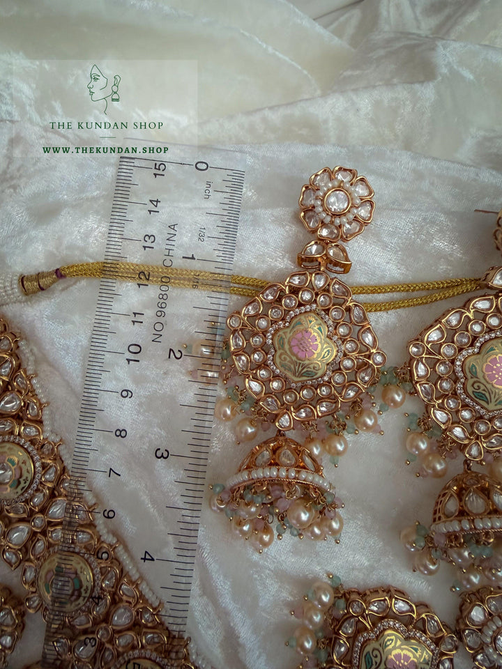 Dreams in Pastels // Meenakari Necklace Sets THE KUNDAN SHOP 