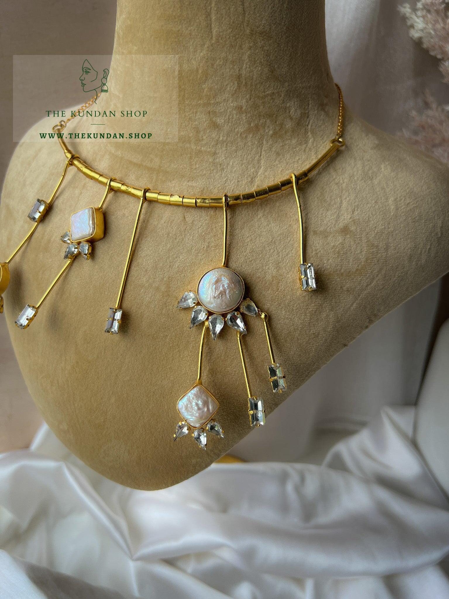 Unbelievable Drops in Mother of Pearl Necklace Sets THE KUNDAN SHOP 