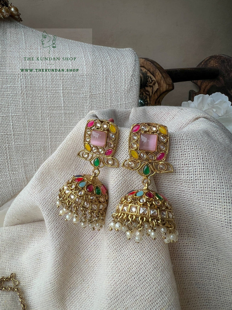 Vivid in Multi Necklace Sets THE KUNDAN SHOP 