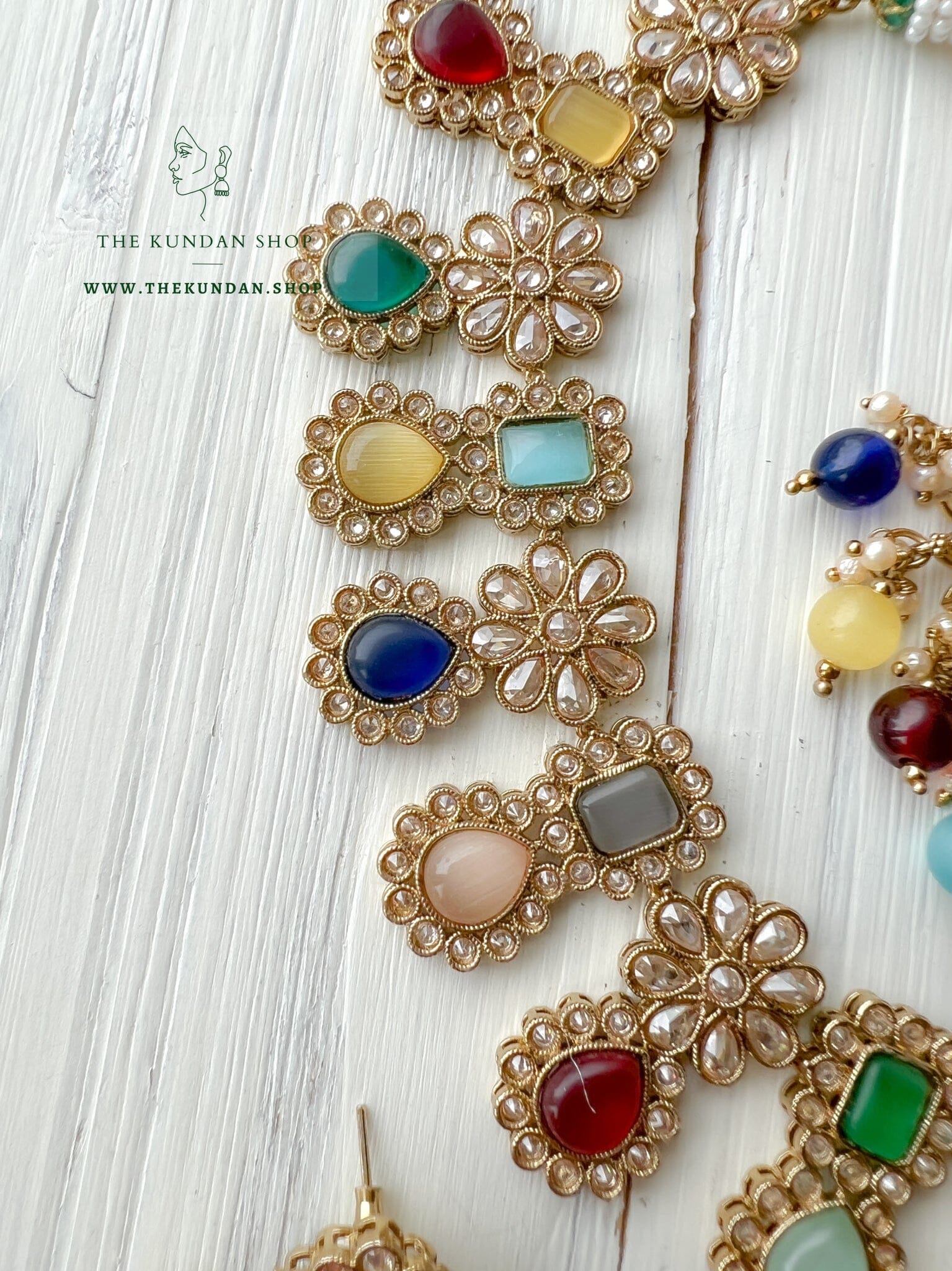 Heavenly in Multi Necklace Sets THE KUNDAN SHOP 