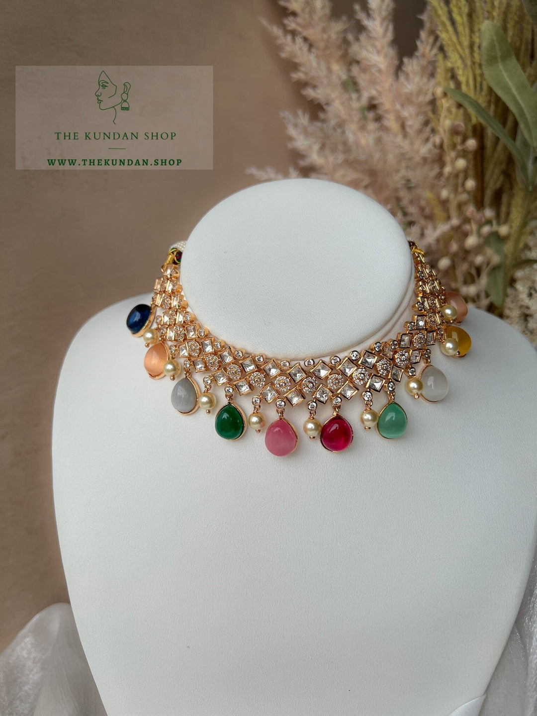 Spirited Kundan in Multi Necklace Sets THE KUNDAN SHOP 