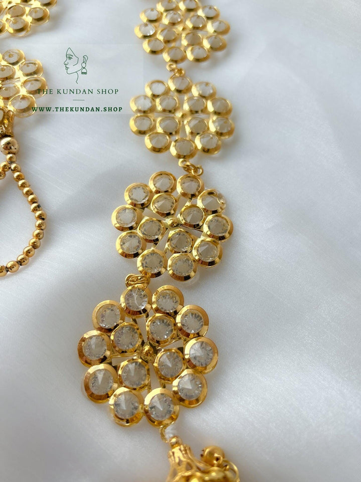 Crystal Flowers - Parandhi in Multi Prandhi THE KUNDAN SHOP 