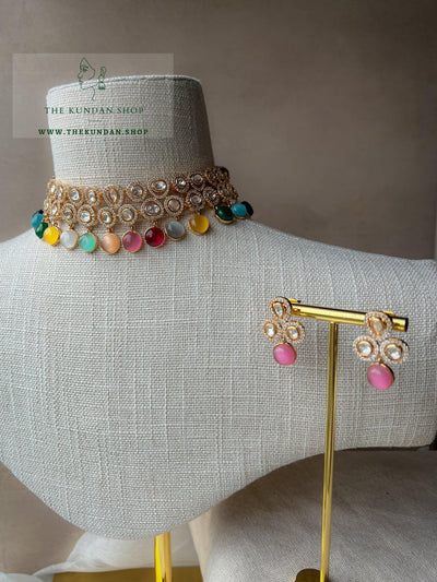 Idol in Multi Colour Necklace Sets THE KUNDAN SHOP 