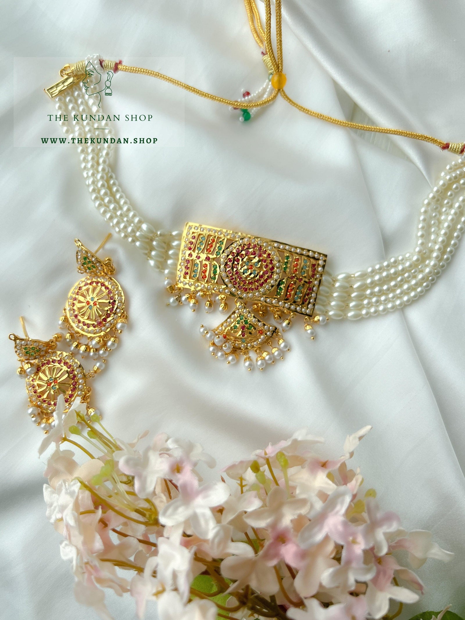 Solicitous Choker in Multi Necklace Sets THE KUNDAN SHOP 