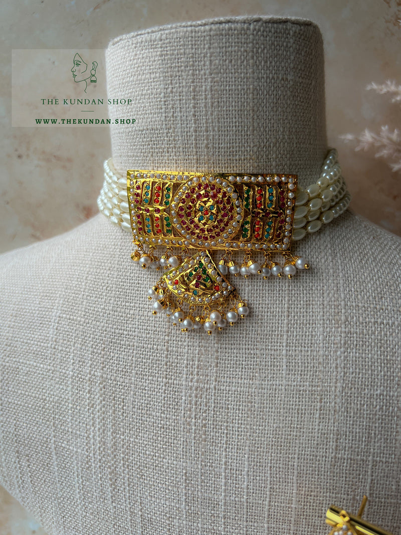 Solicitous Choker in Multi Necklace Sets THE KUNDAN SHOP 