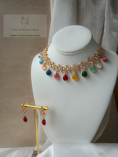 Make it Right in Multi Color Necklace Sets THE KUNDAN SHOP 