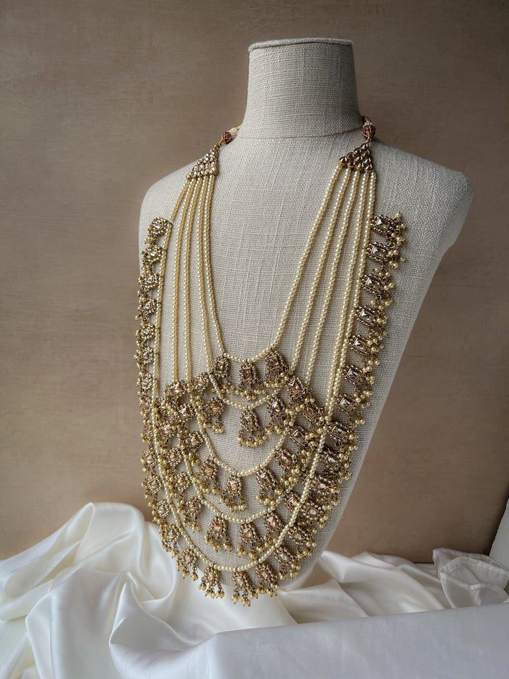 Bridal Layers in Polki Necklace Sets THE KUNDAN SHOP 